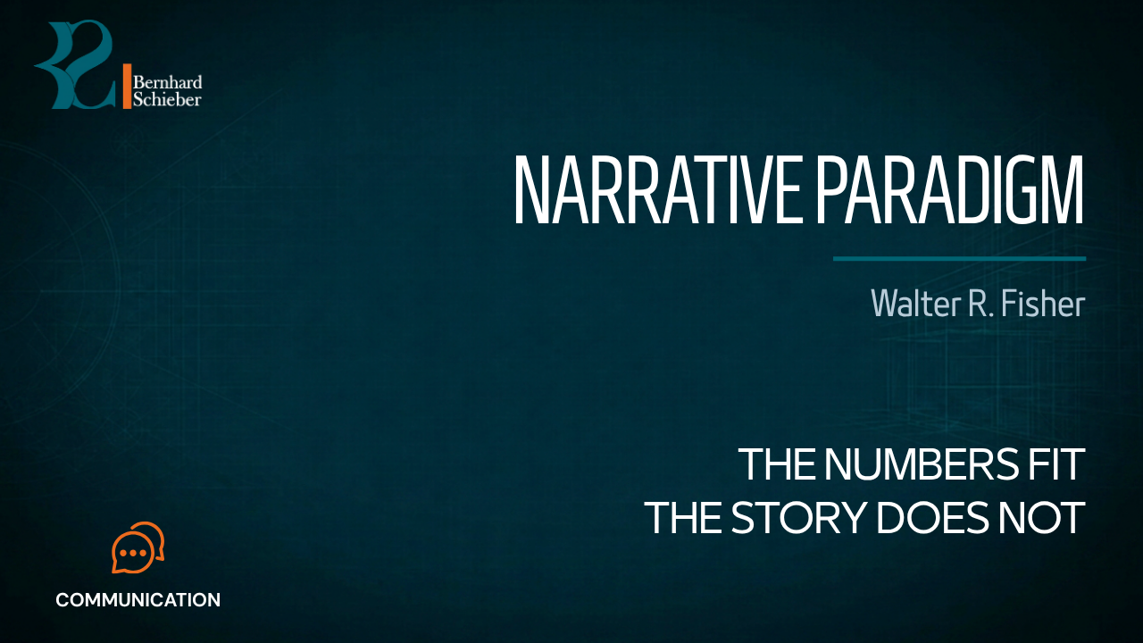 Narrative Paradigm — The numbers fit. The story does not.. Executive Insight Brief 234 by Bernhard Schieber.
