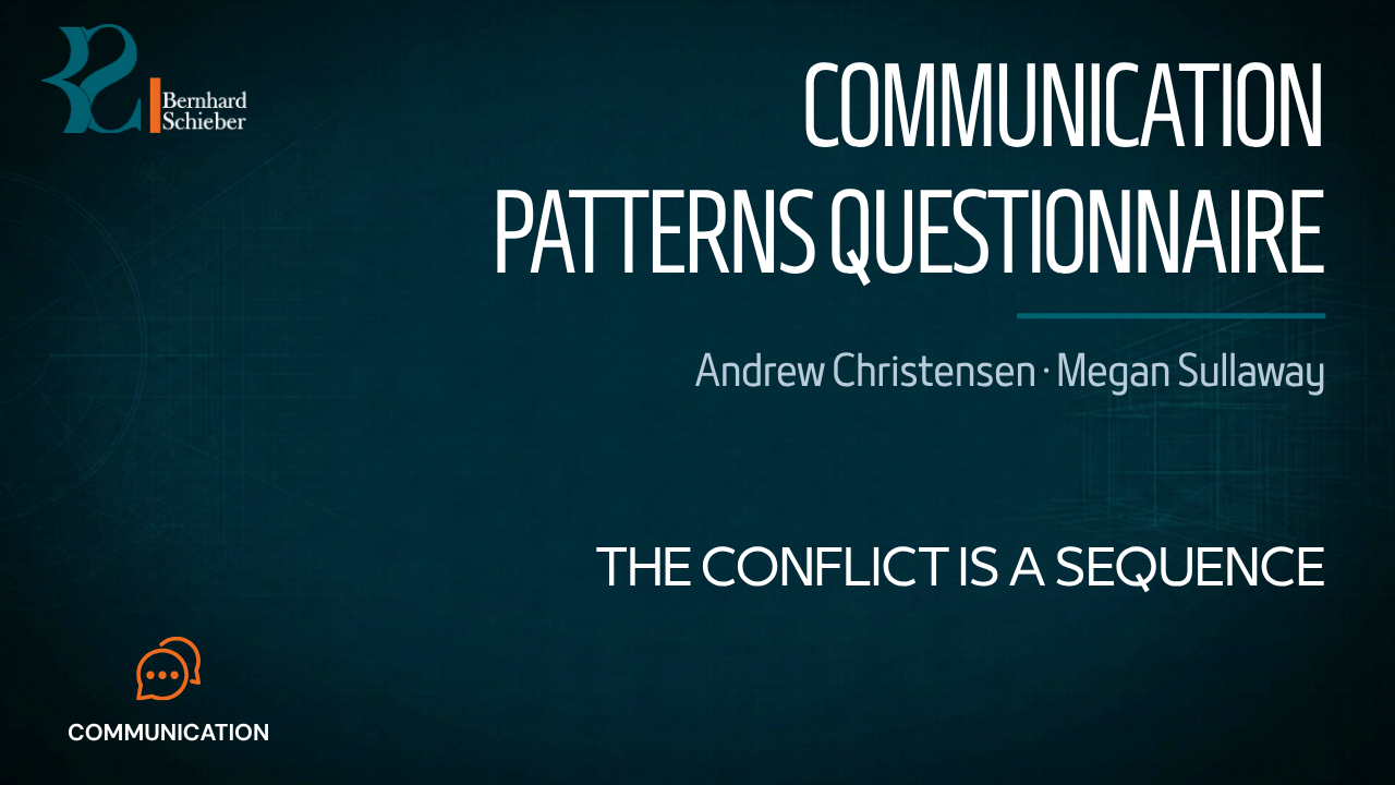 CPQ — The conflict is a sequence. Executive Insight Brief 187 by Bernhard Schieber.