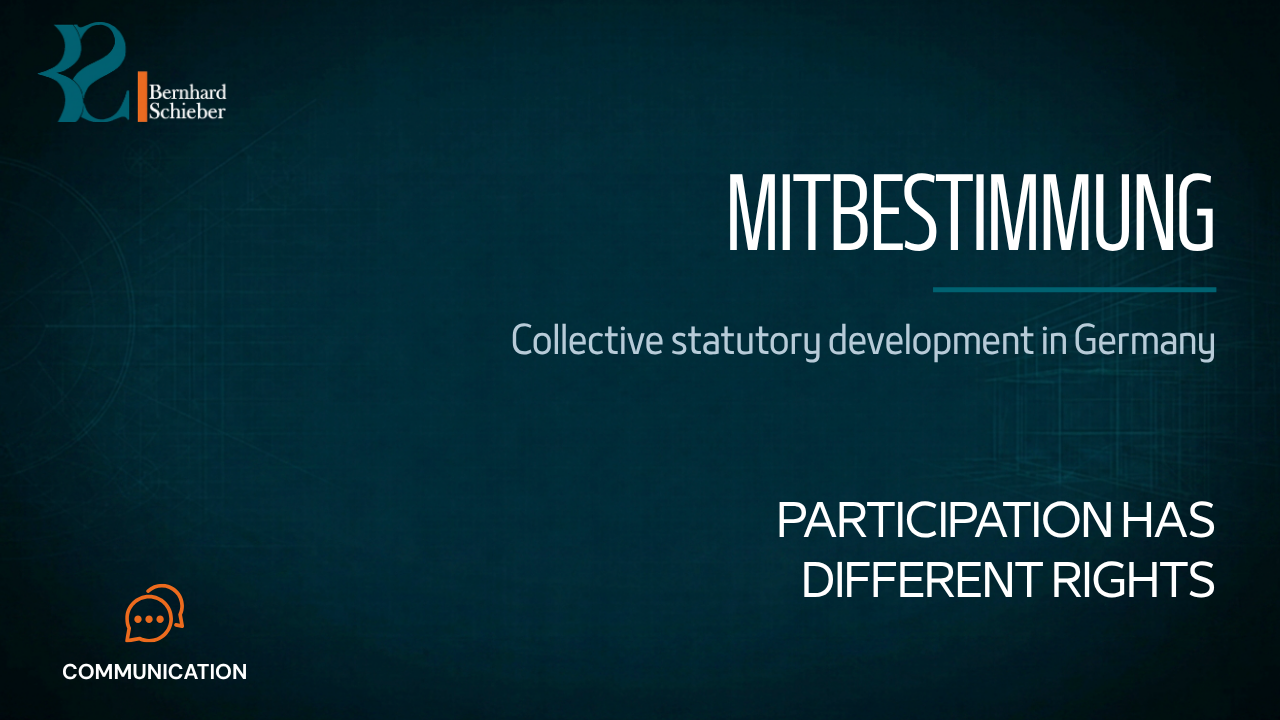 Mitbestimmung — Participation has different rights. Executive Insight Brief 273 by Bernhard Schieber.